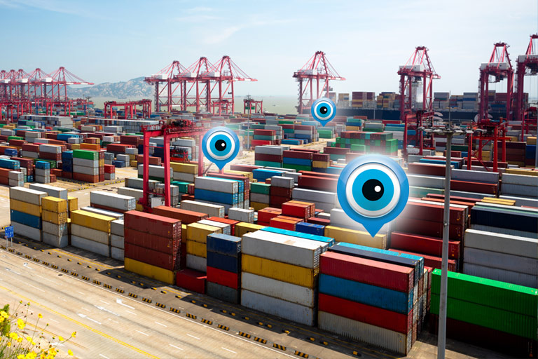 GPS tracking systeem voor containers